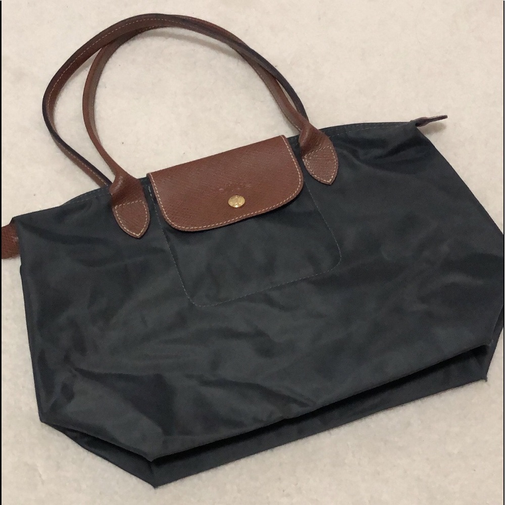 [LONGCHAMP] AUTHENTIC SMALL TOTE IN GREY